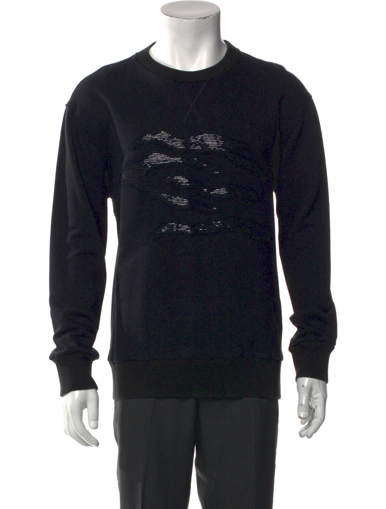 Lanvin Graphic Print Crew Neck Pullover