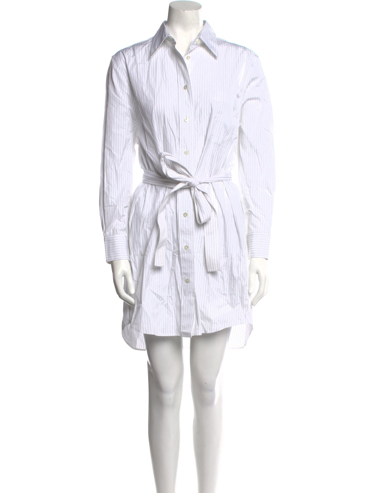 Lanvin Striped Mini Dress