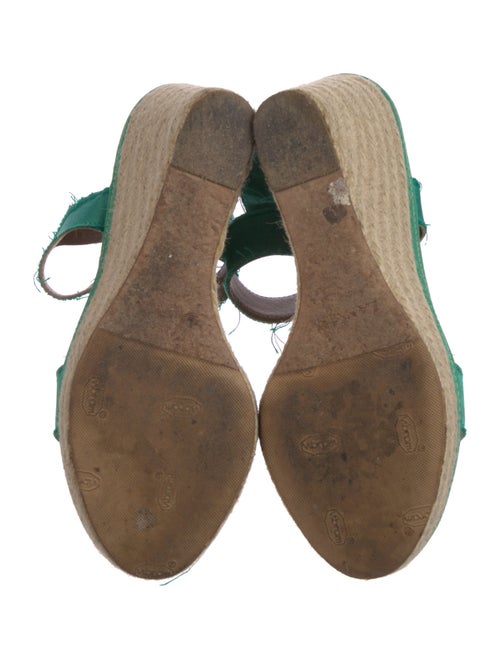 Lanvin Satin Raw-Edge Trim Espadrilles