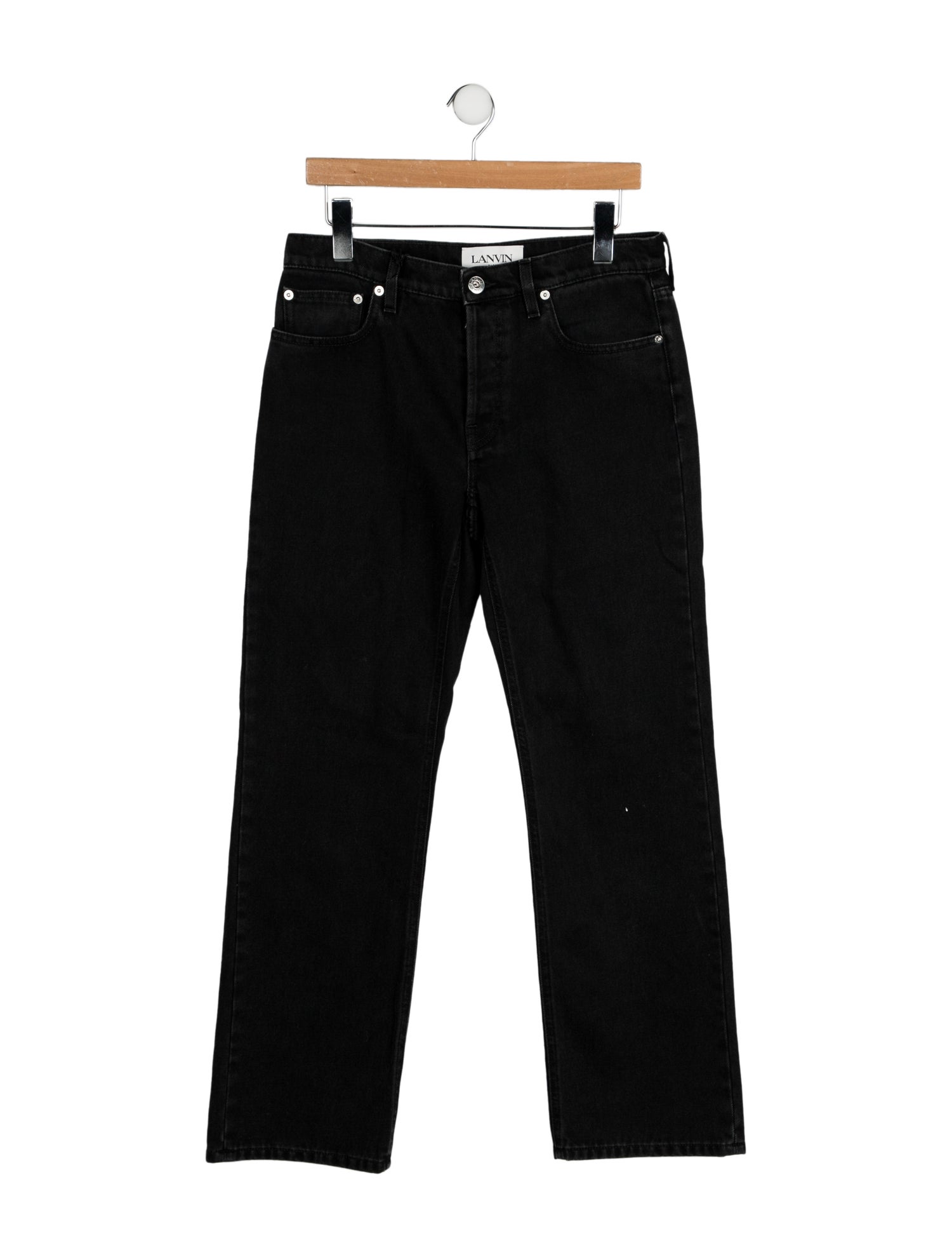 Lanvin Mid-Rise Wide Leg Jeans