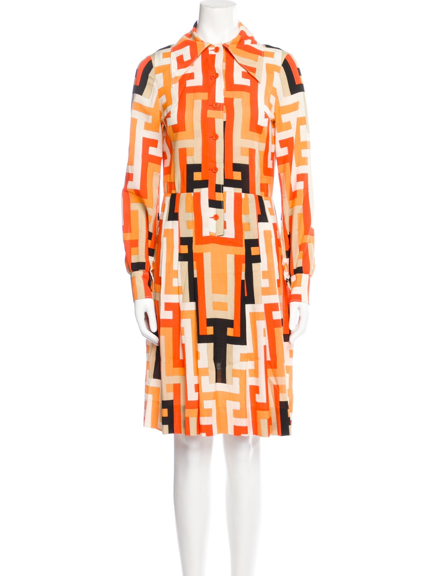 Lanvin Printed Knee-Length Dress