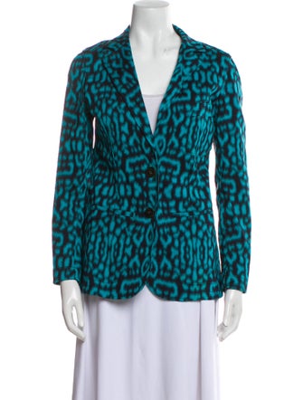 Lanvin Animal Print Blazer