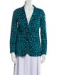 Lanvin Animal Print Blazer
