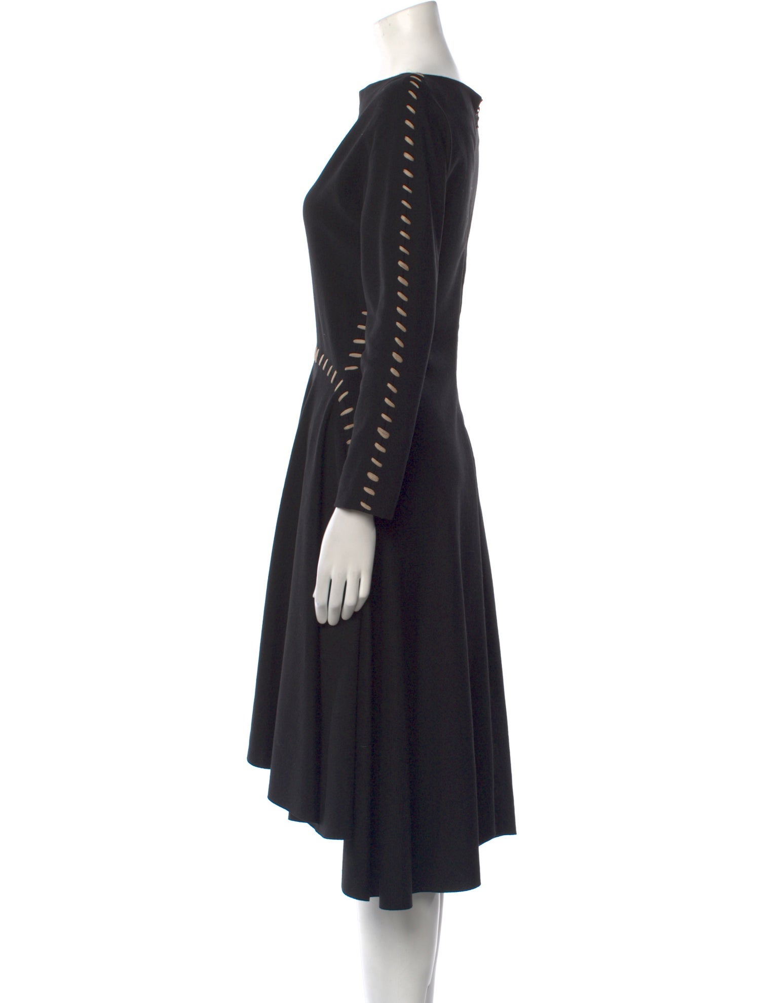 Lanvin Wool Midi Length Dress