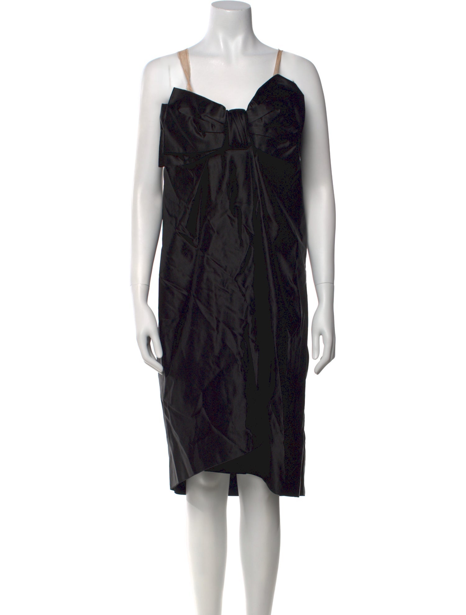 Lanvin V-Neck Knee-Length Dress