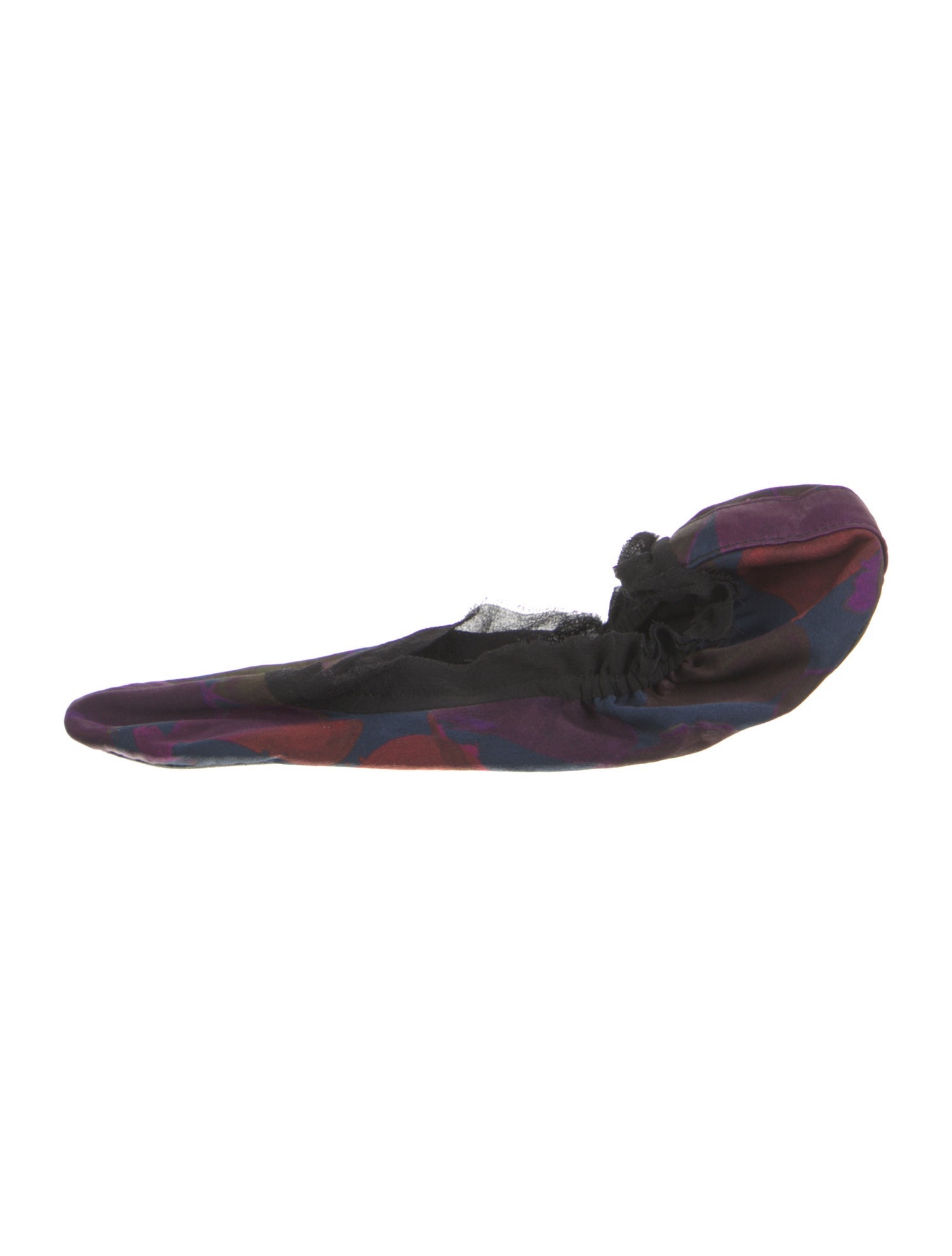 Lanvin Silk Printed Flats