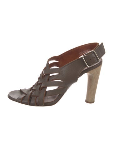 Lanvin Sandals Leather Slingback IT 35 | 5