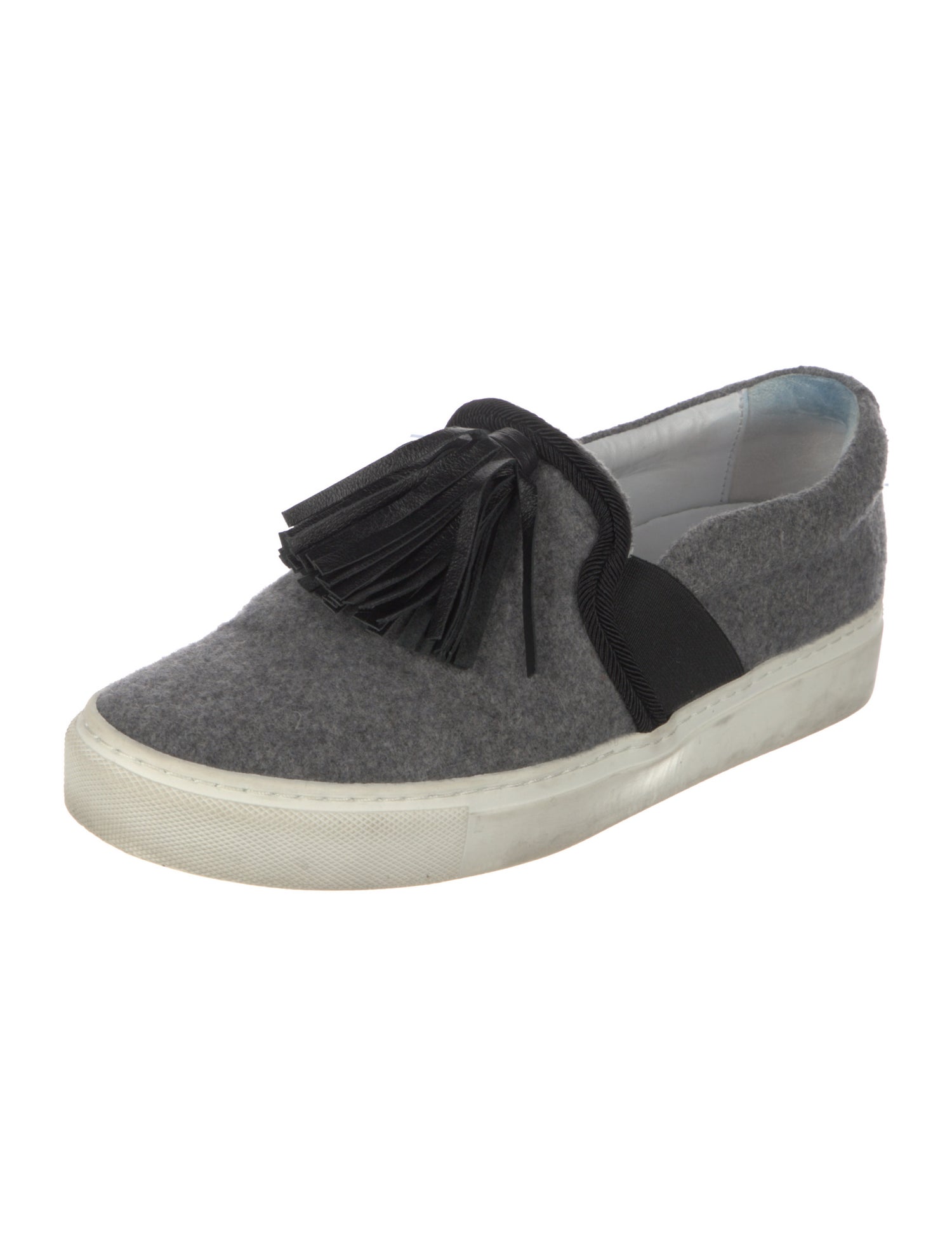 Lanvin Wool Tassel Accents Oxfords