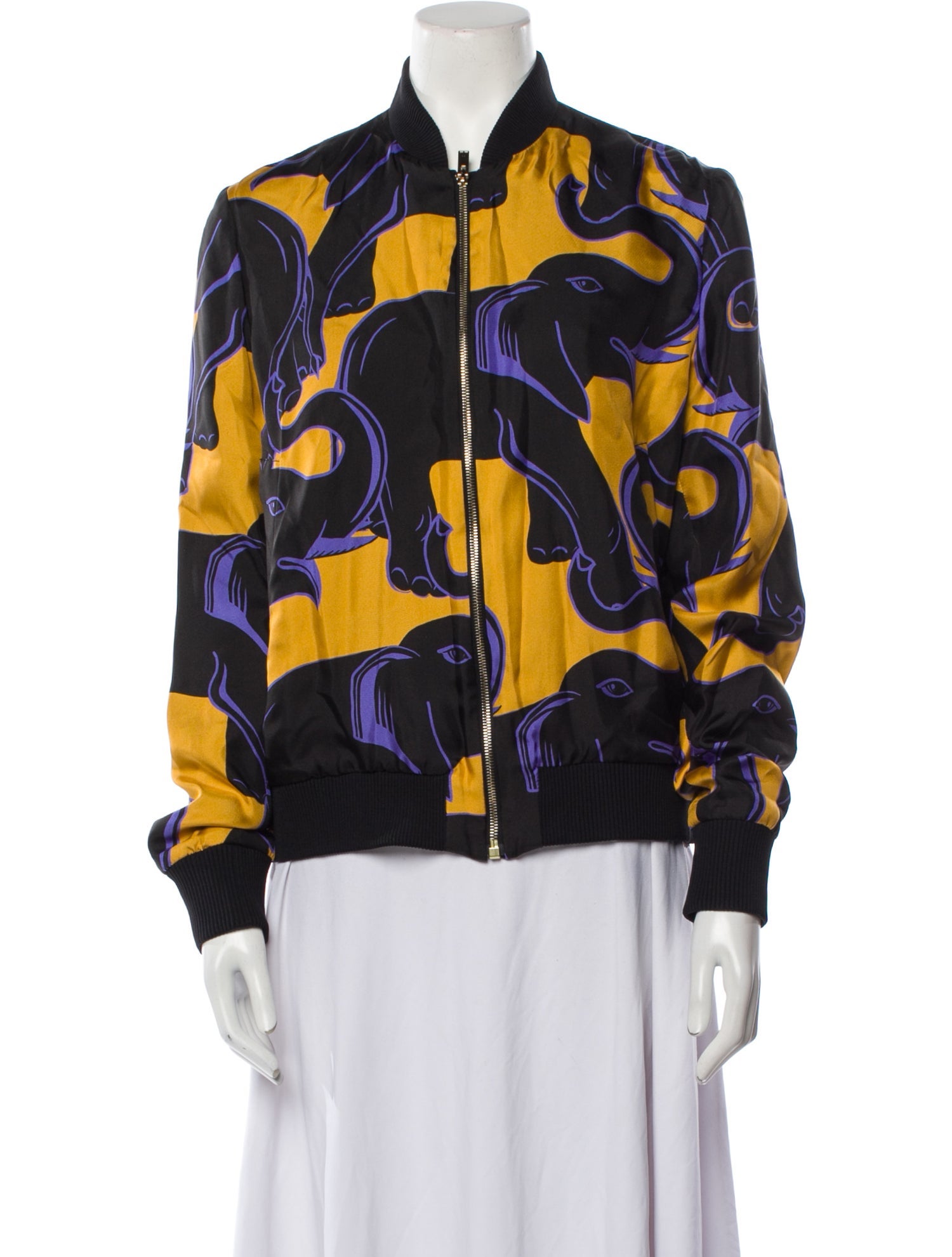 Lanvin Silk Printed Blazer