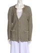 Lanvin Linen V-Neck Sweater