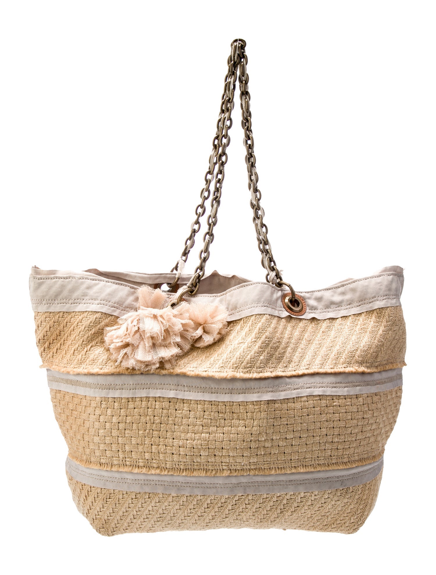 Lanvin Jute Bucket Bag