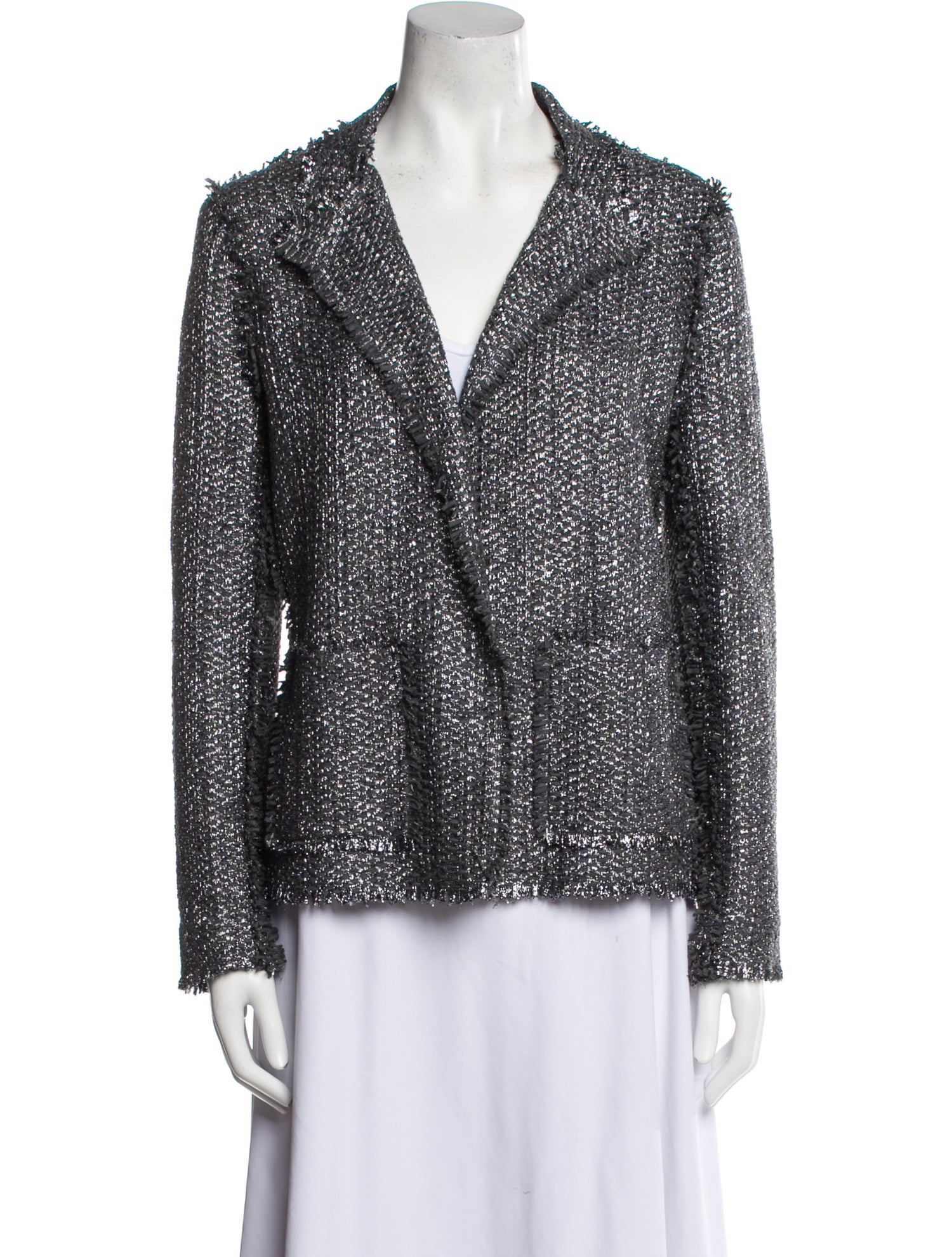 Lanvin Tweed Pattern Blazer