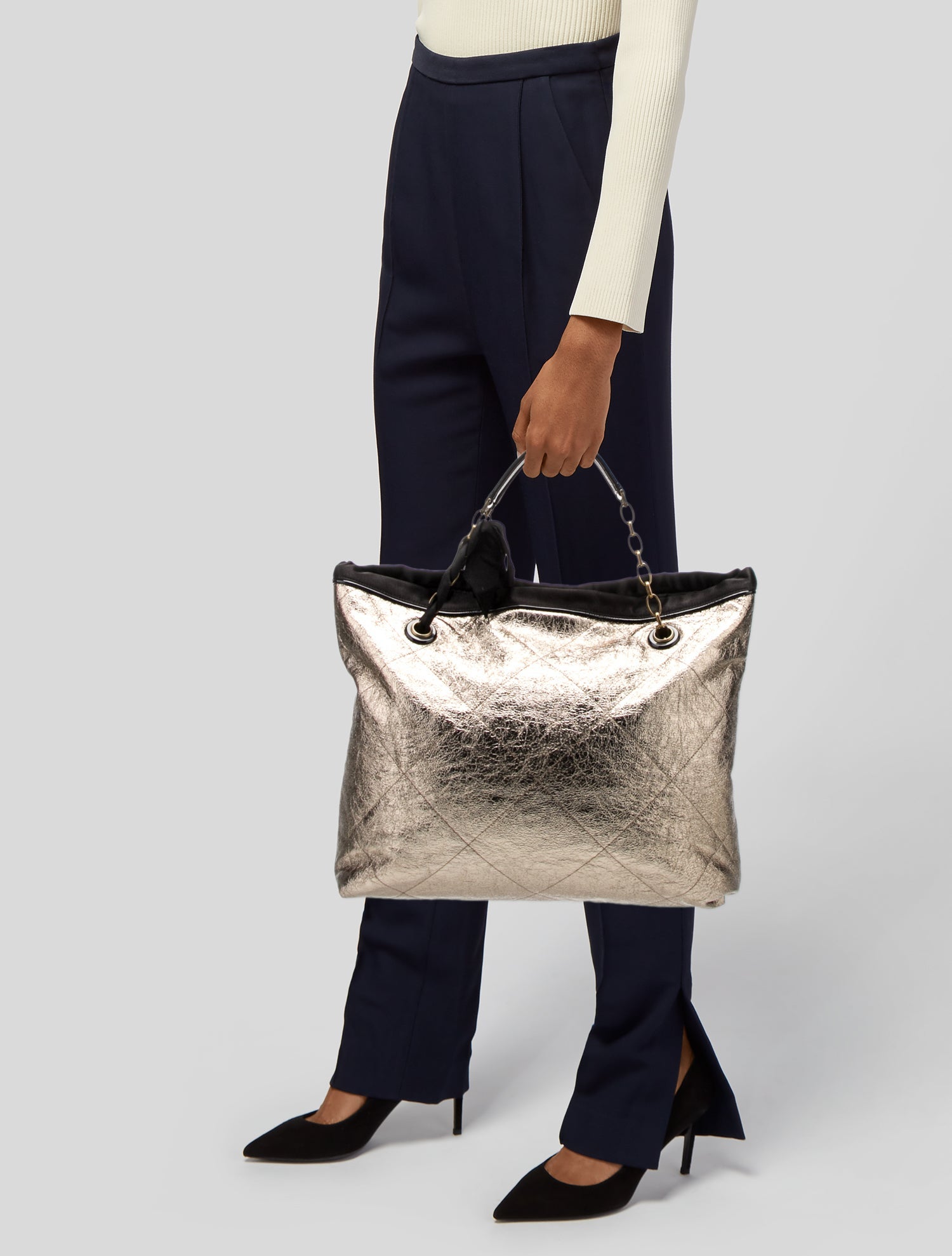 【LANVIN 】ブラック　カーキレザー ショルダーバッグ新品・未使用✨✨ Lanvin Handbags | The RealReal
