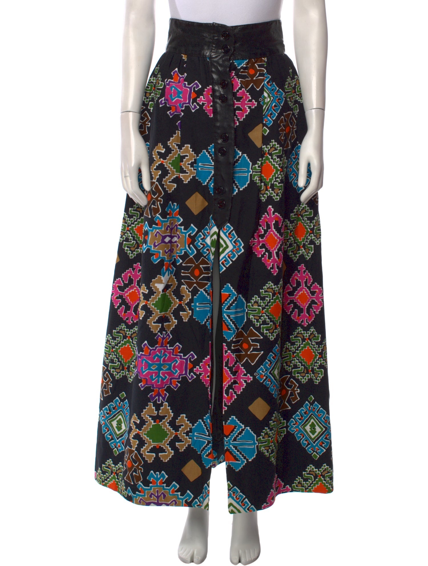 Lanvin Printed Long Skirt