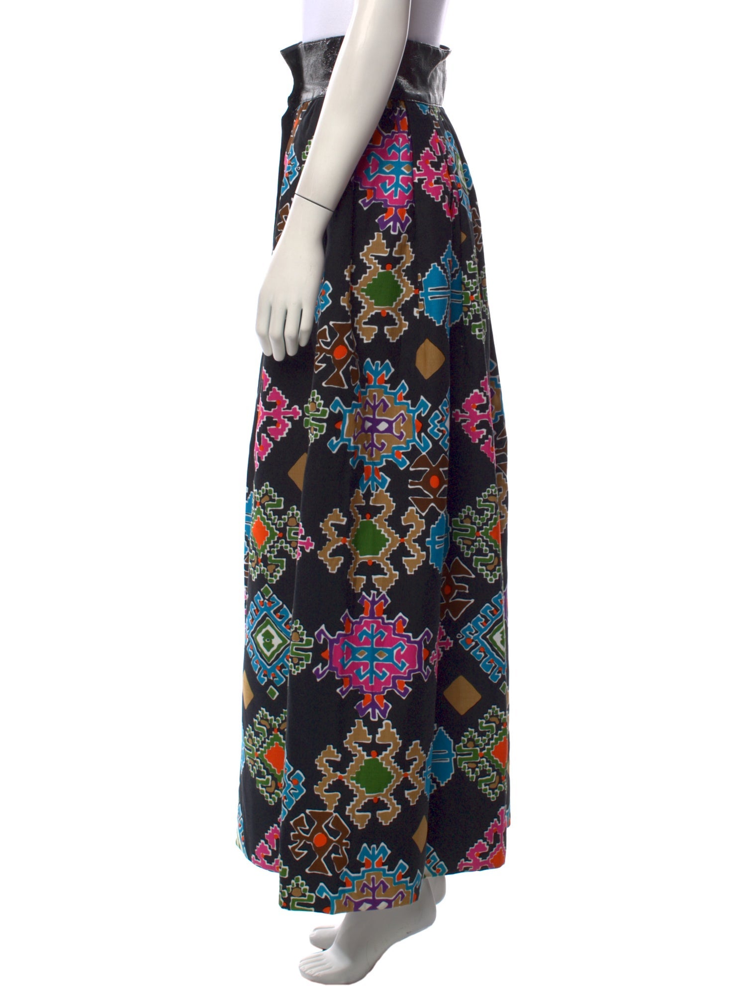 Lanvin Printed Long Skirt