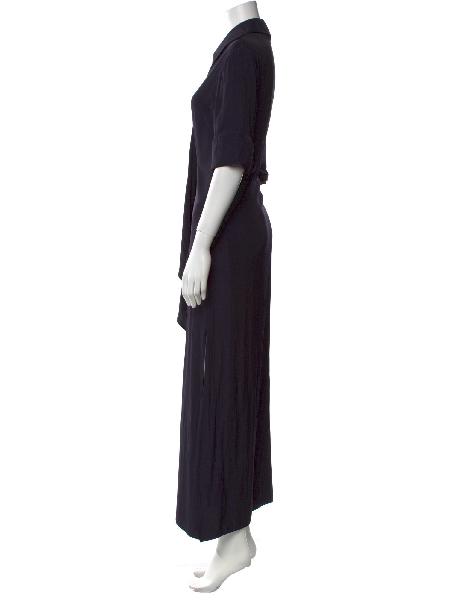 Lanvin V-Neck Long Dress