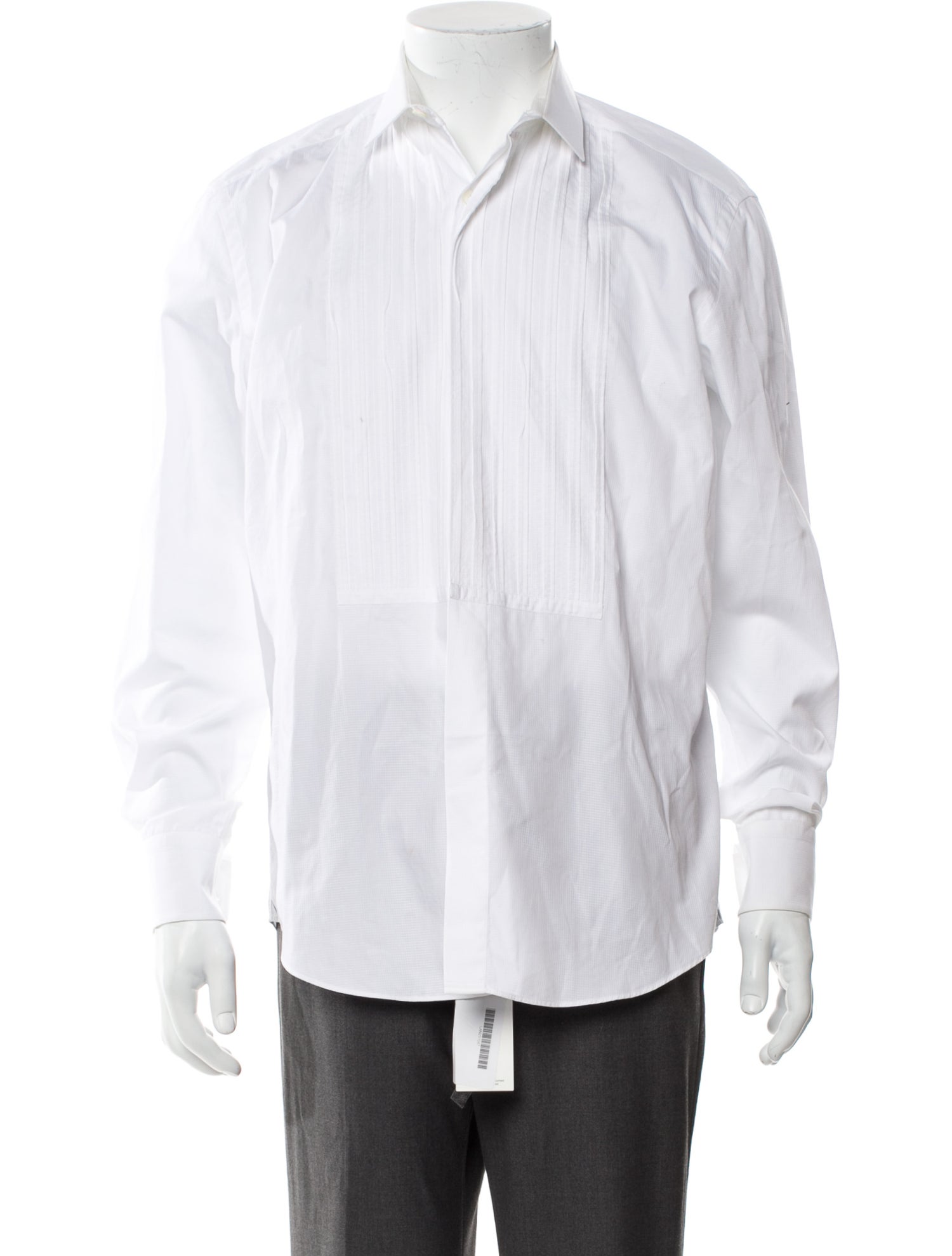 Lanvin Long Sleeve Tuxedo Shirt