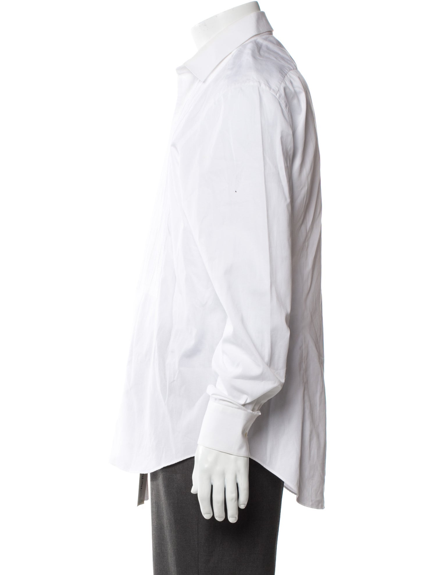 Lanvin Long Sleeve Tuxedo Shirt