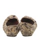 Lanvin Python Animal Print Ballet Flats