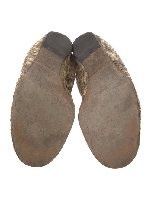 Lanvin Python Animal Print Ballet Flats