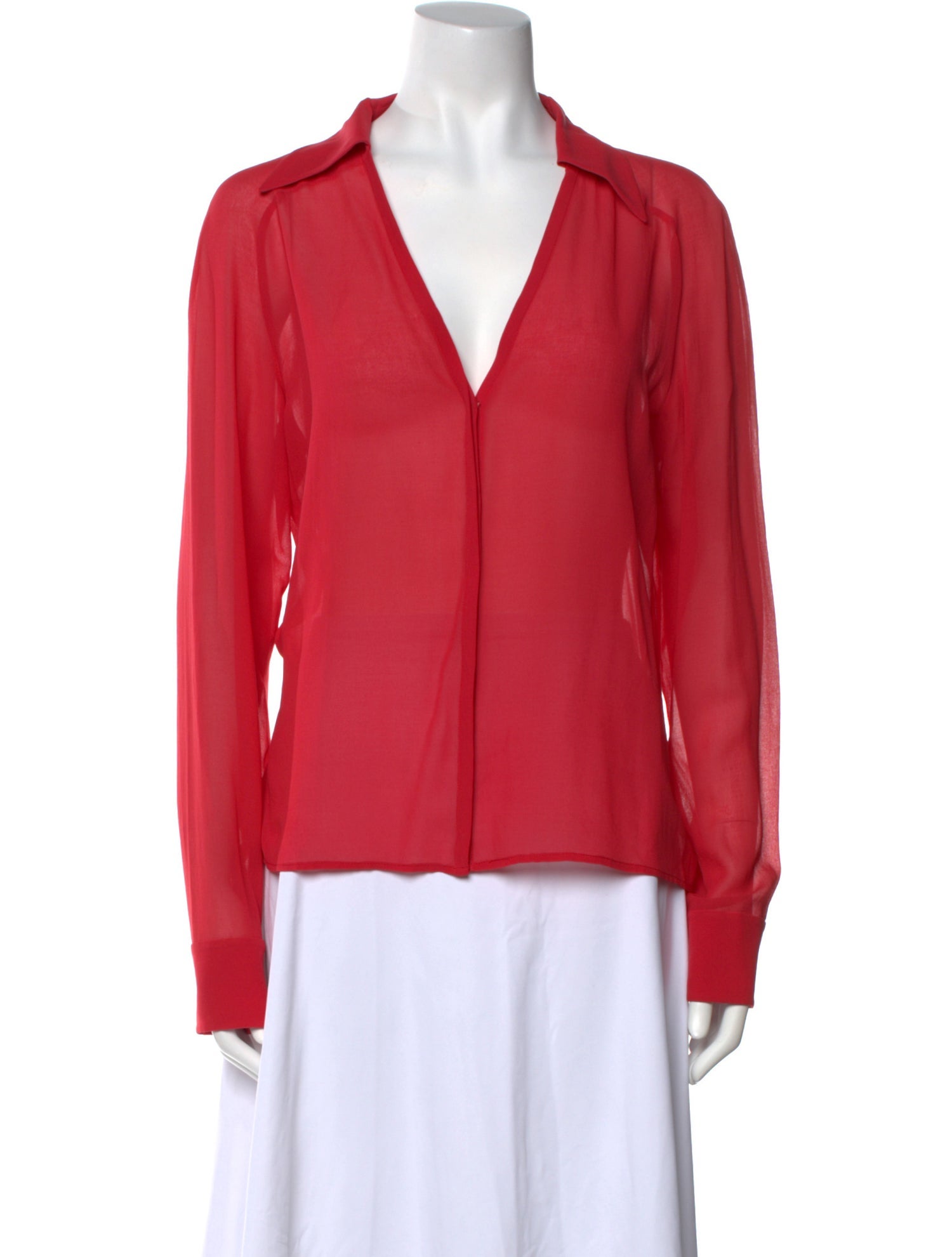 Lanvin Long Sleeve Blouse