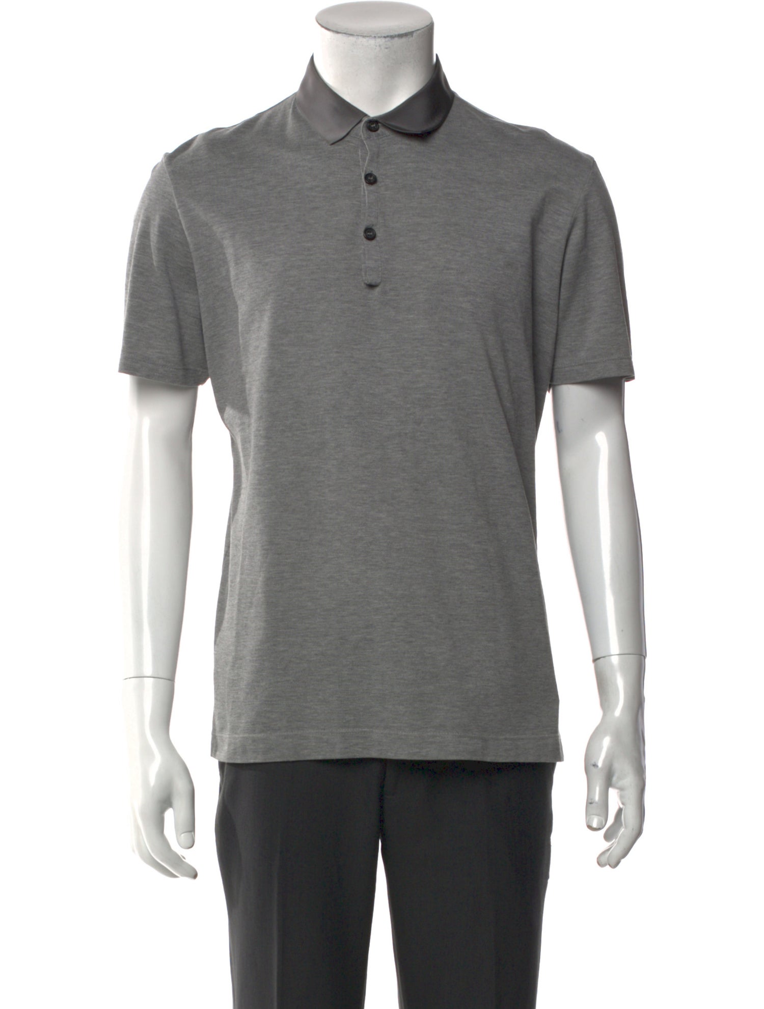 Lanvin Collar Short Sleeve Polo Shirt