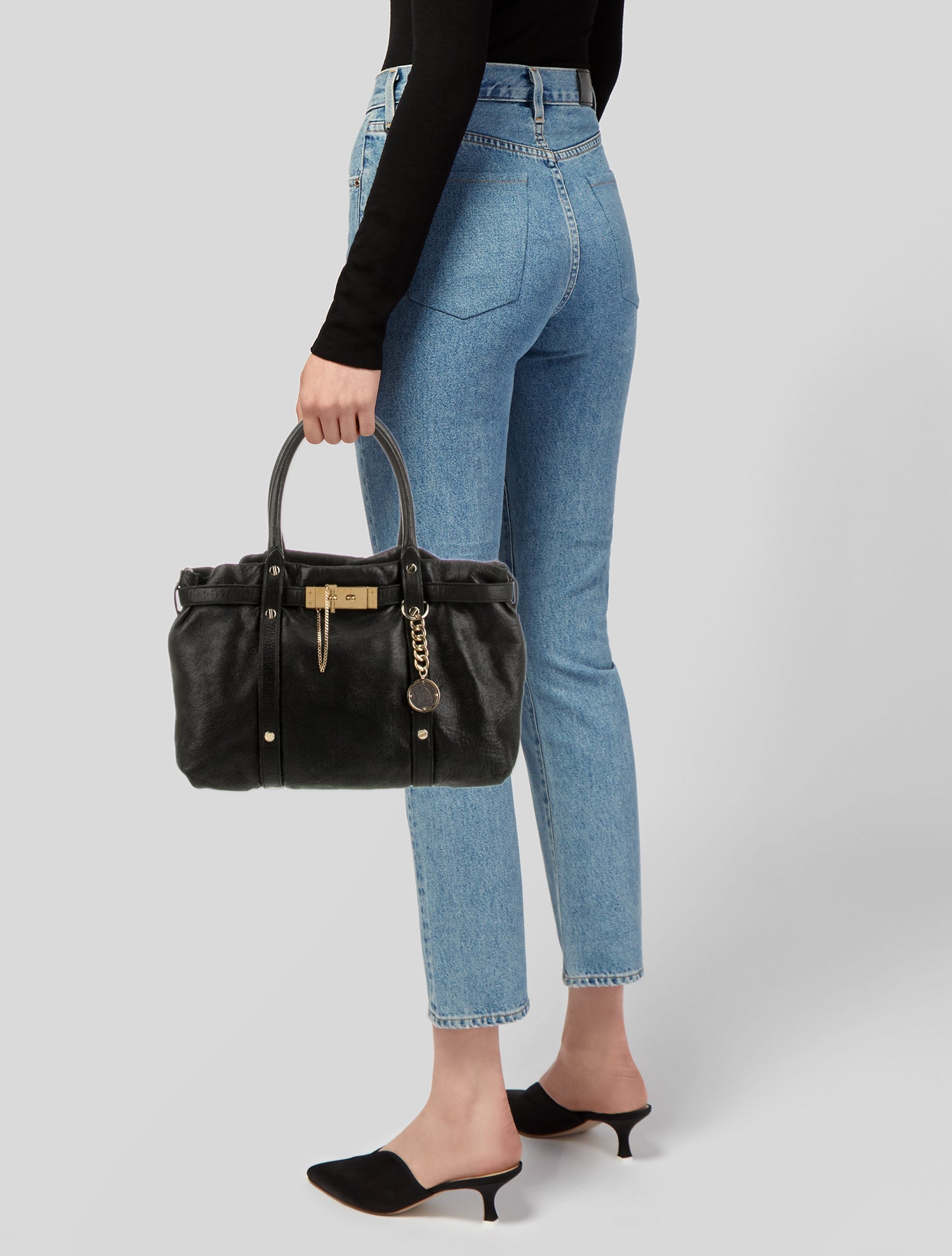 Lanvin Leather Top Handle Bag