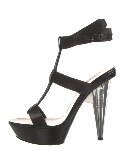Lanvin Leather T-Strap Sandals