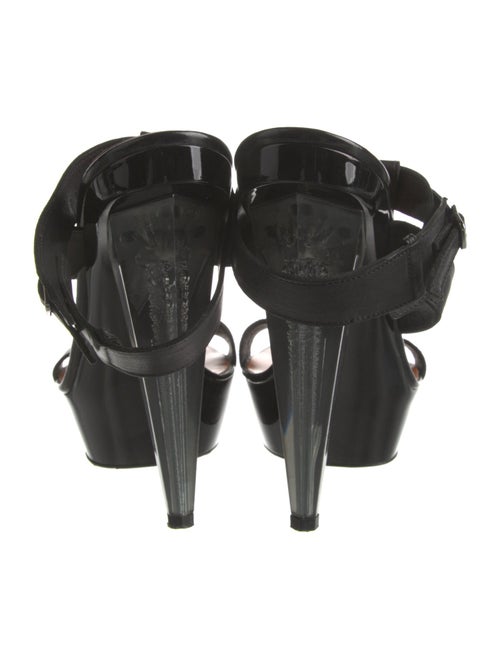 Lanvin Leather T-Strap Sandals