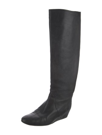 Lanvin Leather Riding Boots