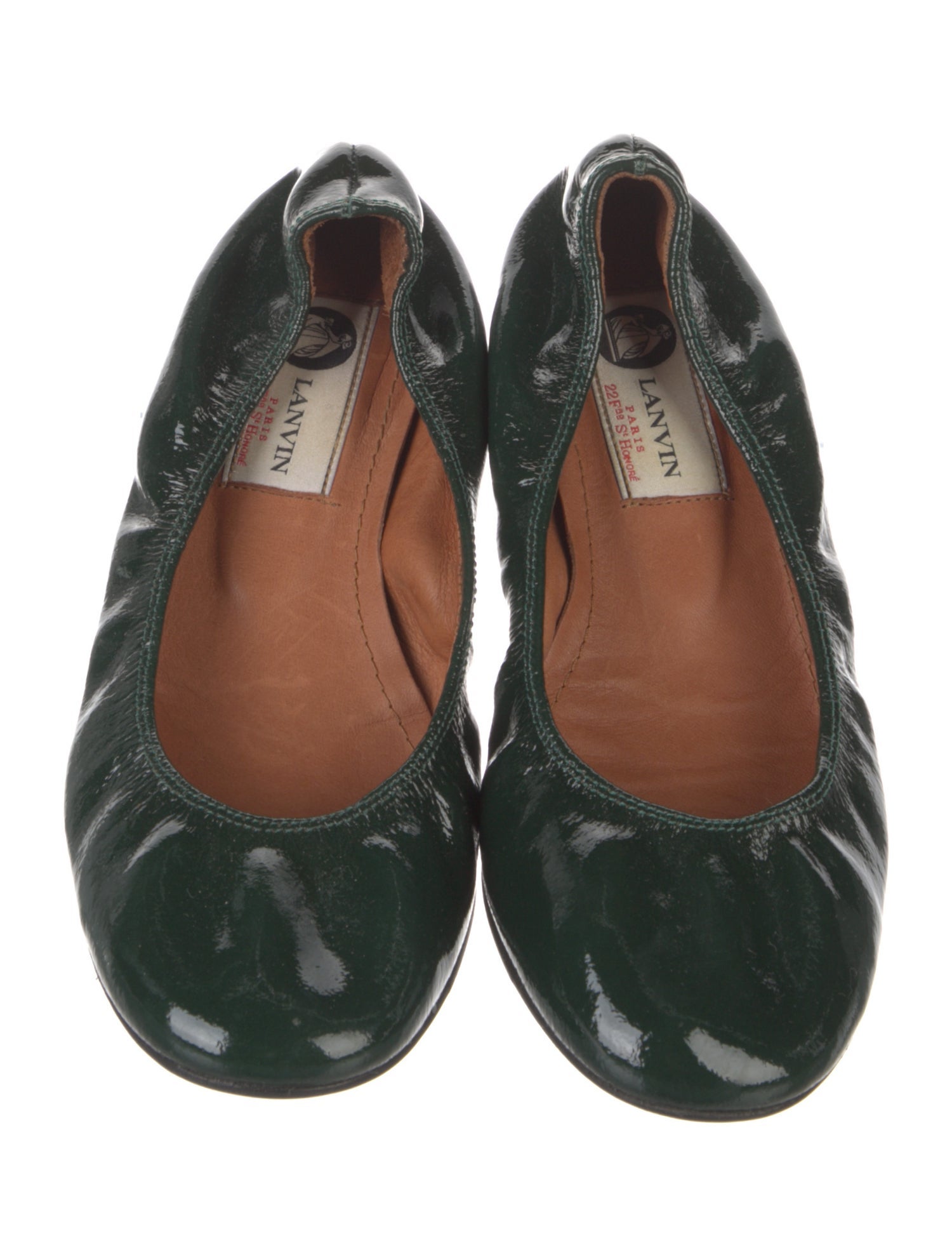Lanvin Patent Leather Ballet Flats