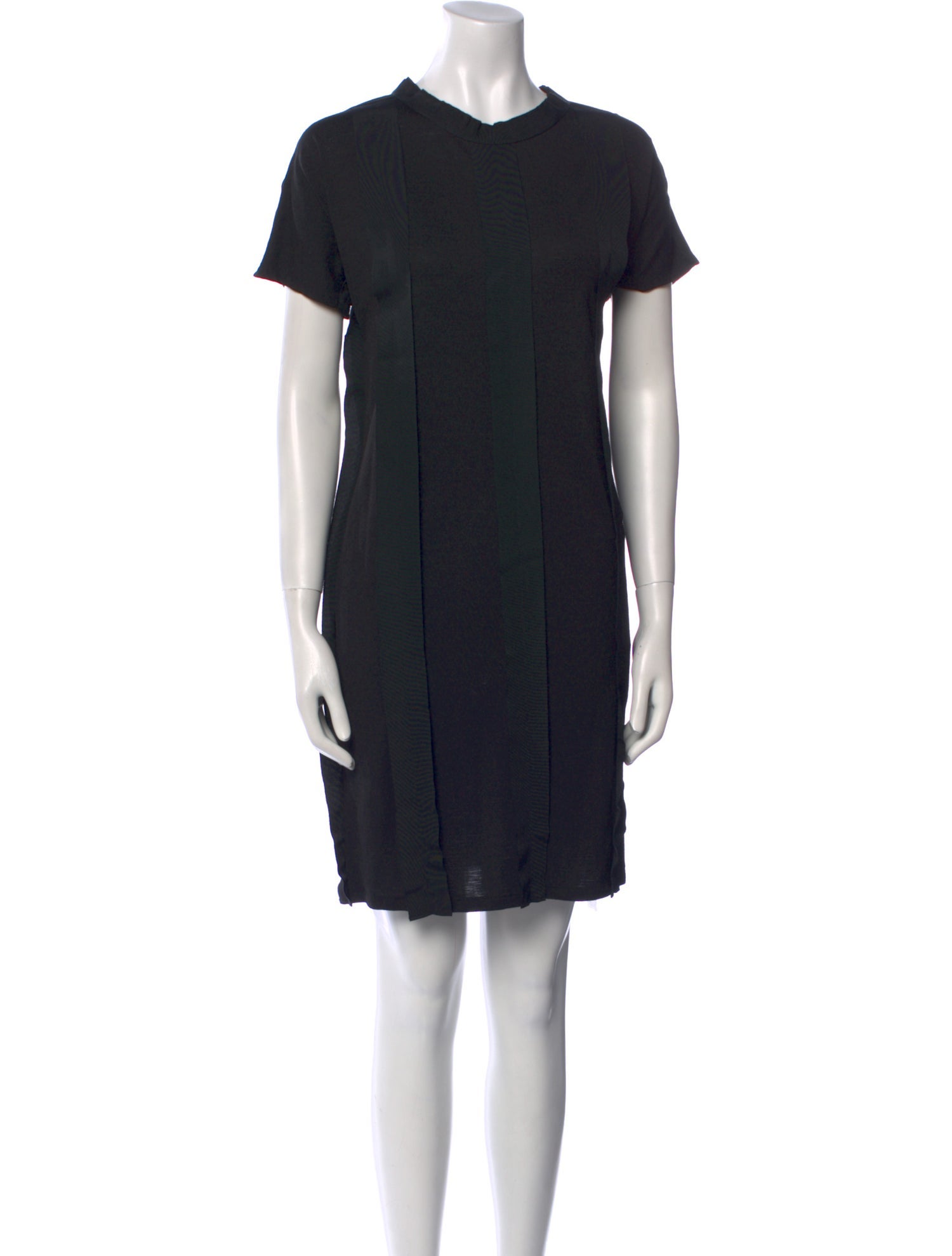 Lanvin Crew Neck Mini Dress