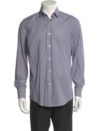 Lanvin Striped Long Sleeve Shirt