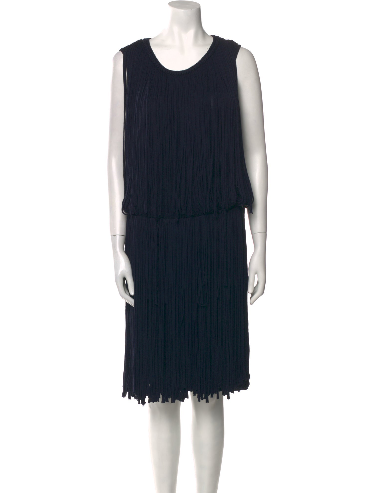 Lanvin Scoop Neck Knee-Length Dress