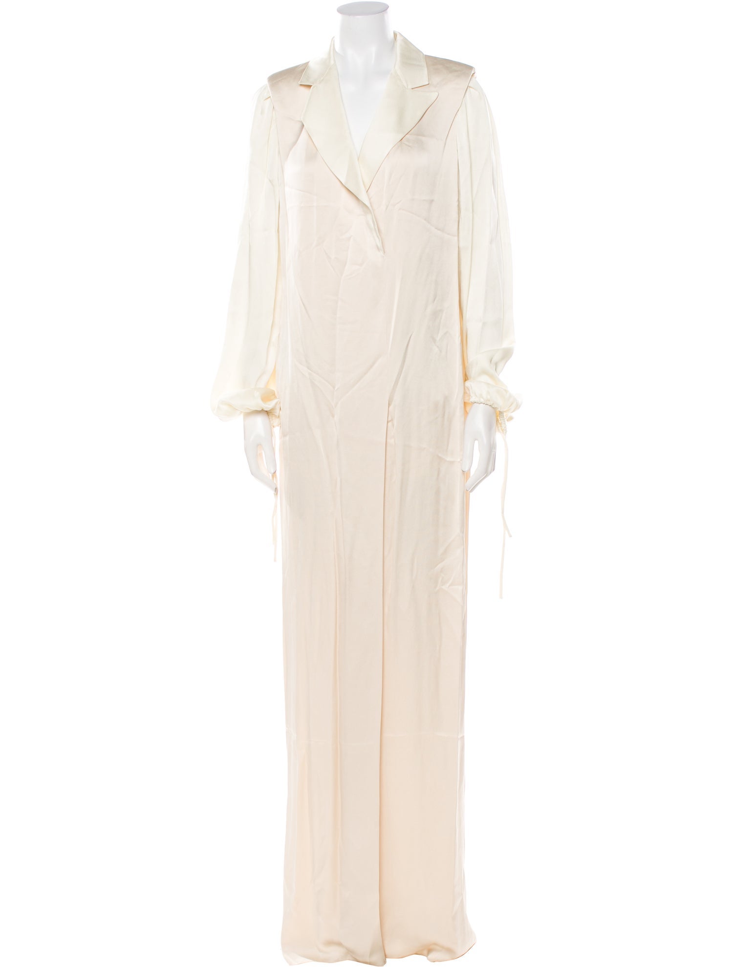 Lanvin V-Neck Long Dress