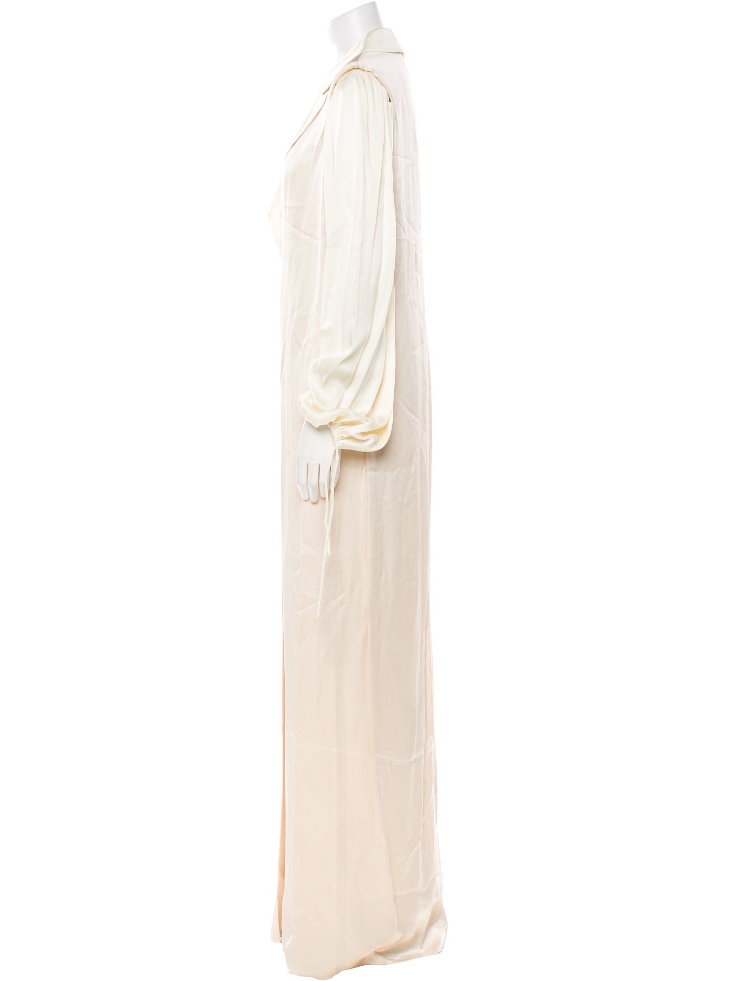 Lanvin V-Neck Long Dress