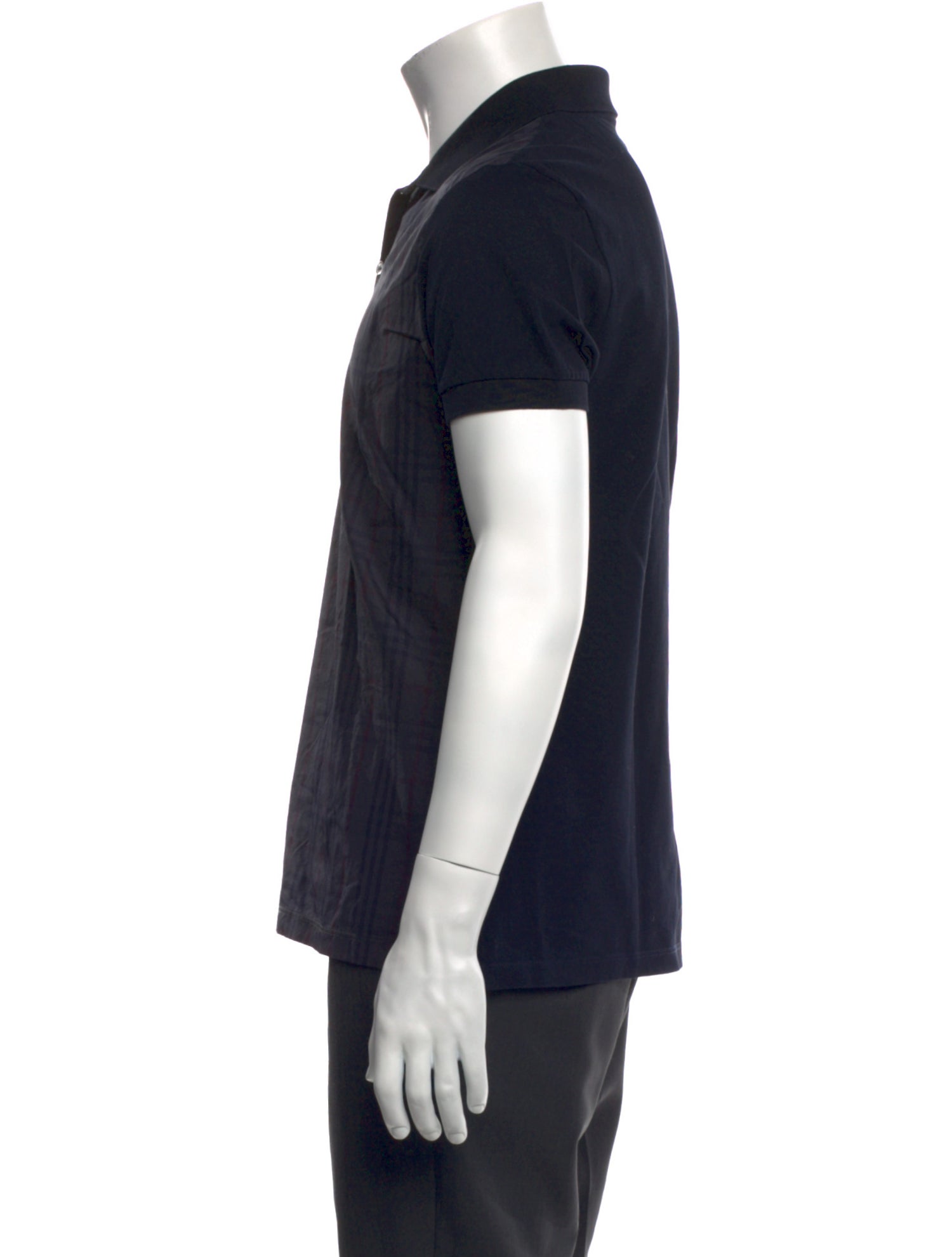 Lanvin Plaid Print Short Sleeve Shirt