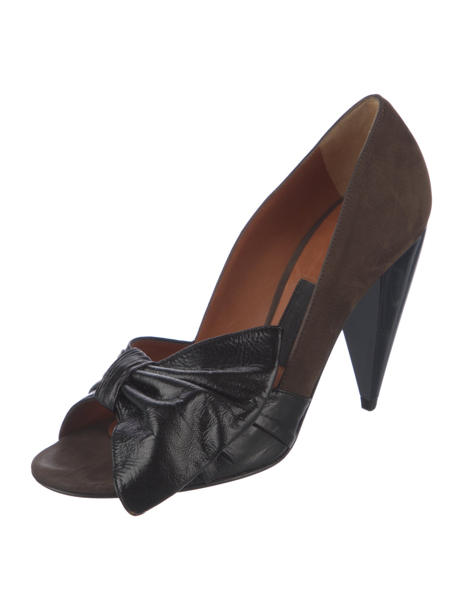 Lanvin Suede Bow Accents Sandals