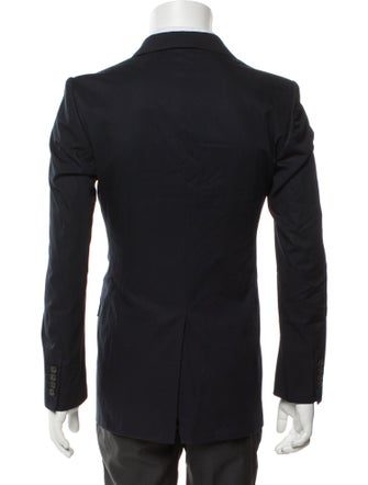 Lanvin Raw-Edge Trim Blazer