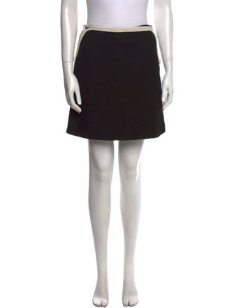 Lanvin Braided Accents Mini Skirt
