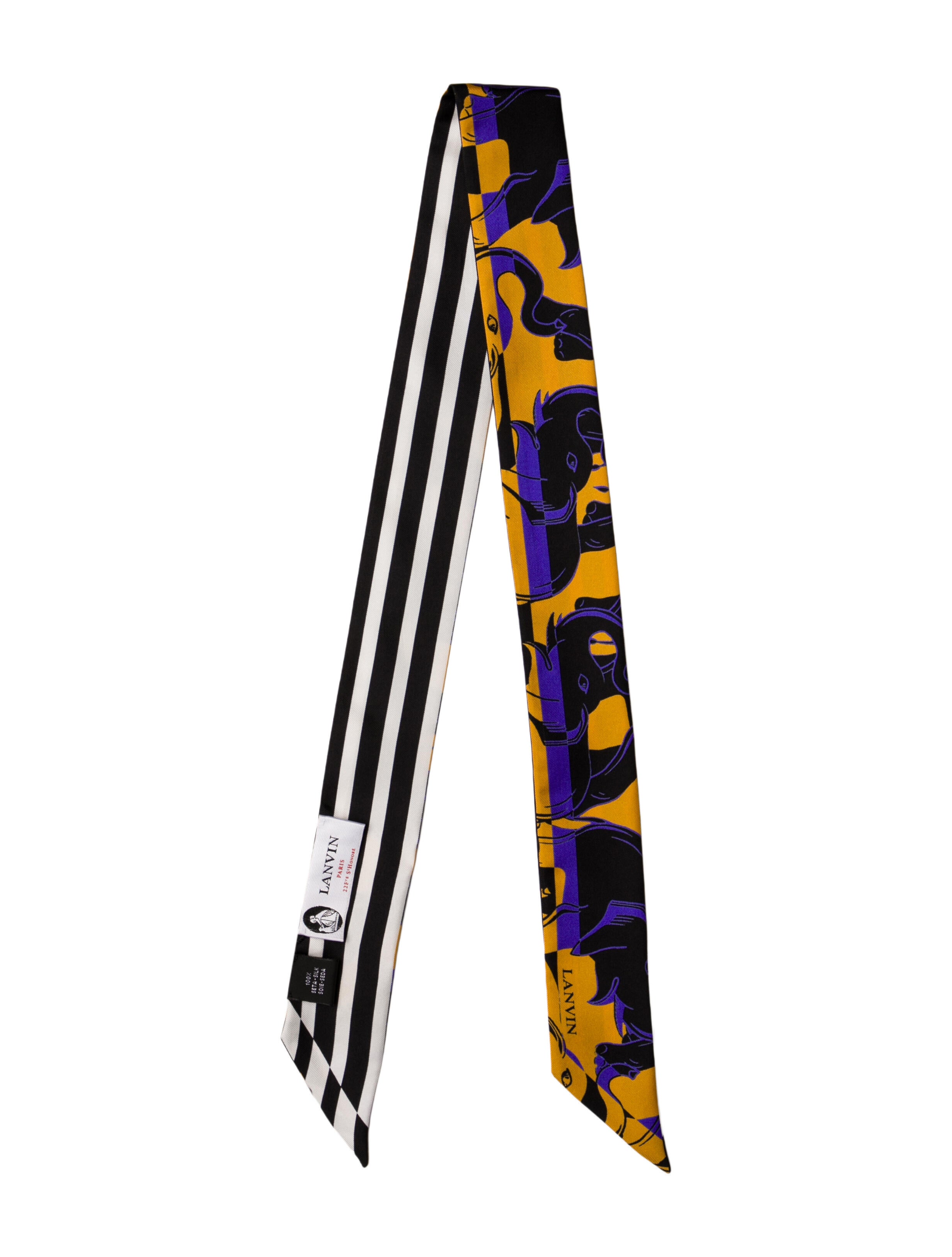 Lanvin Silk Printed Bandana w/ Tags