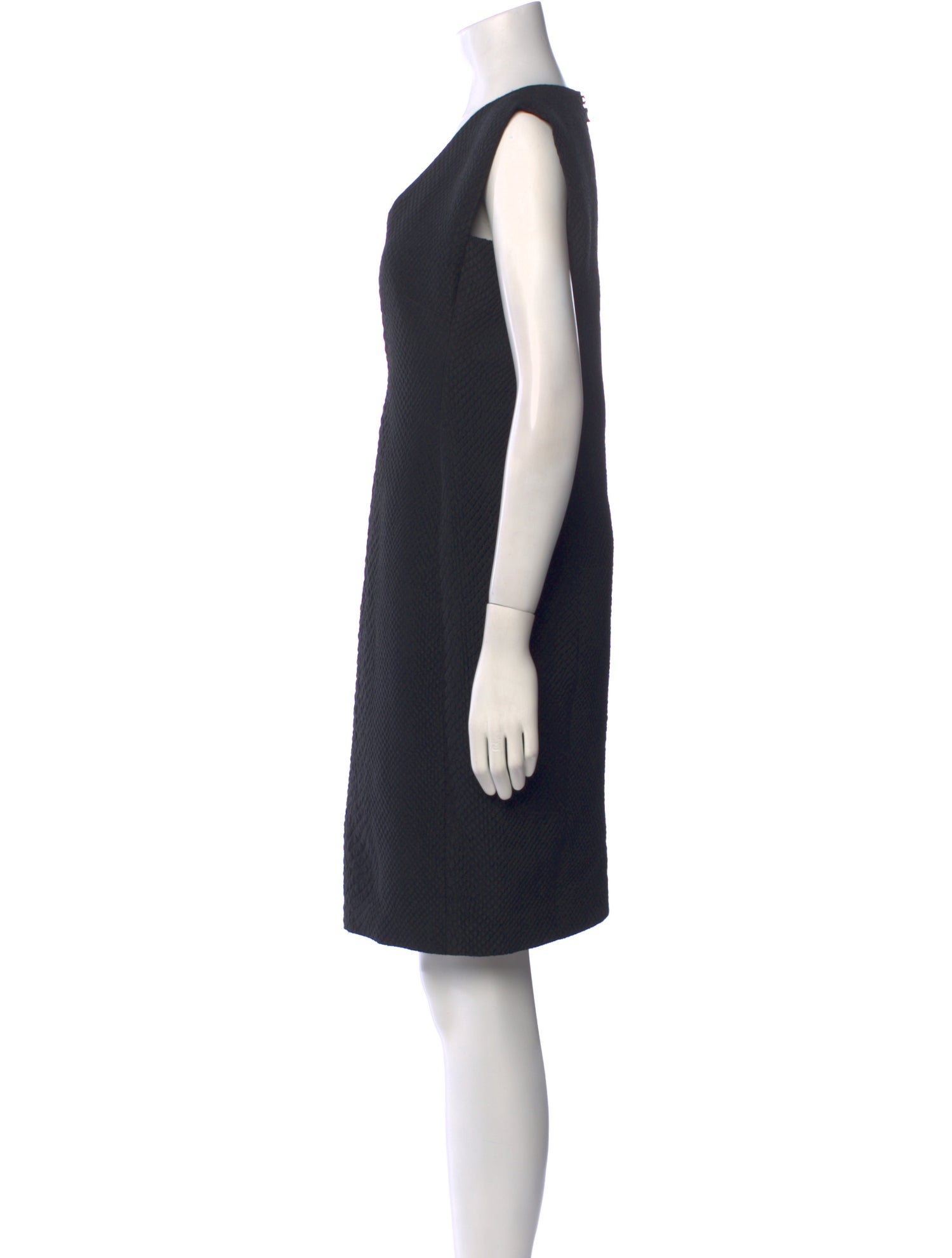 Lanvin V-Neck Knee-Length Dress