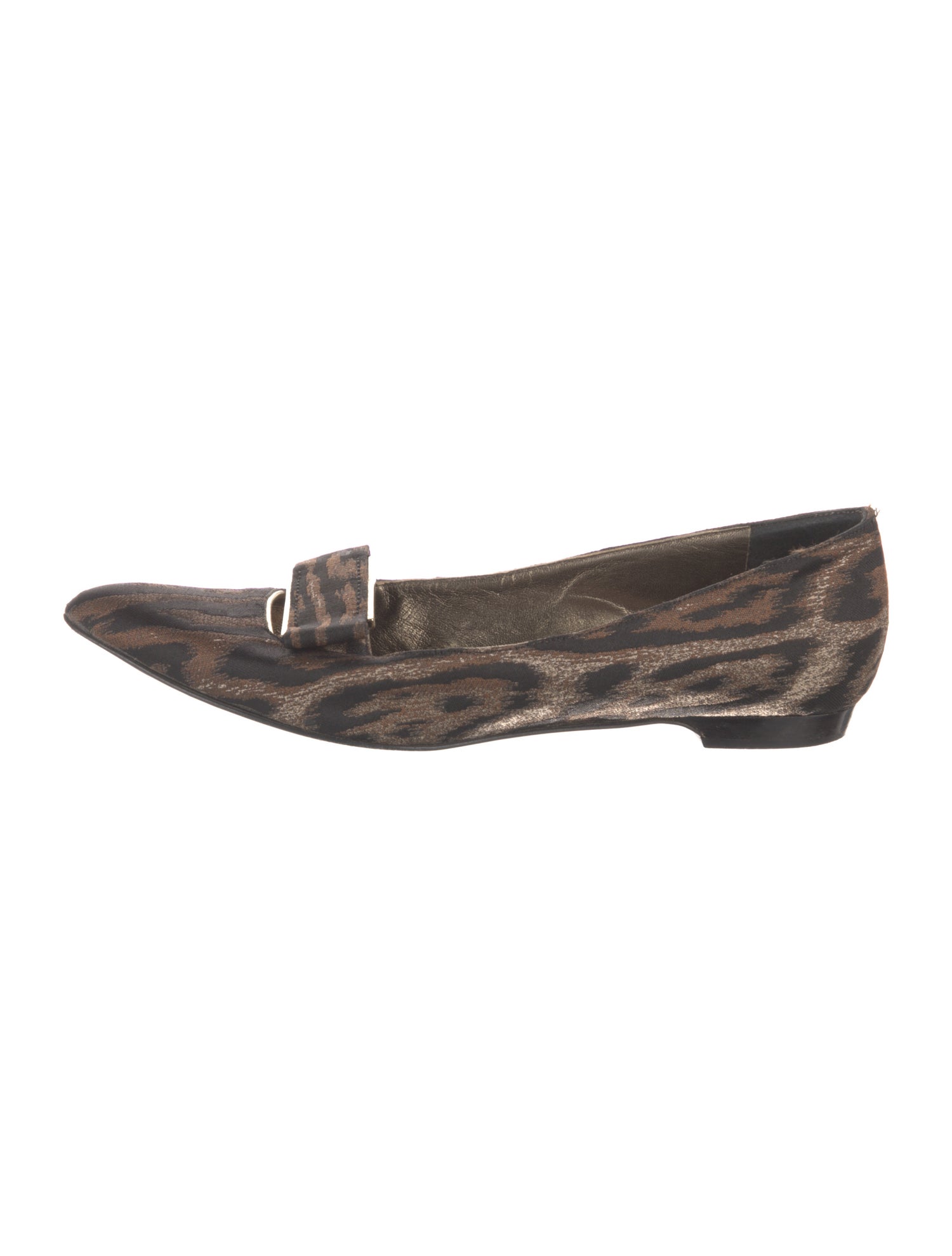 Lanvin Animal Print Loafers