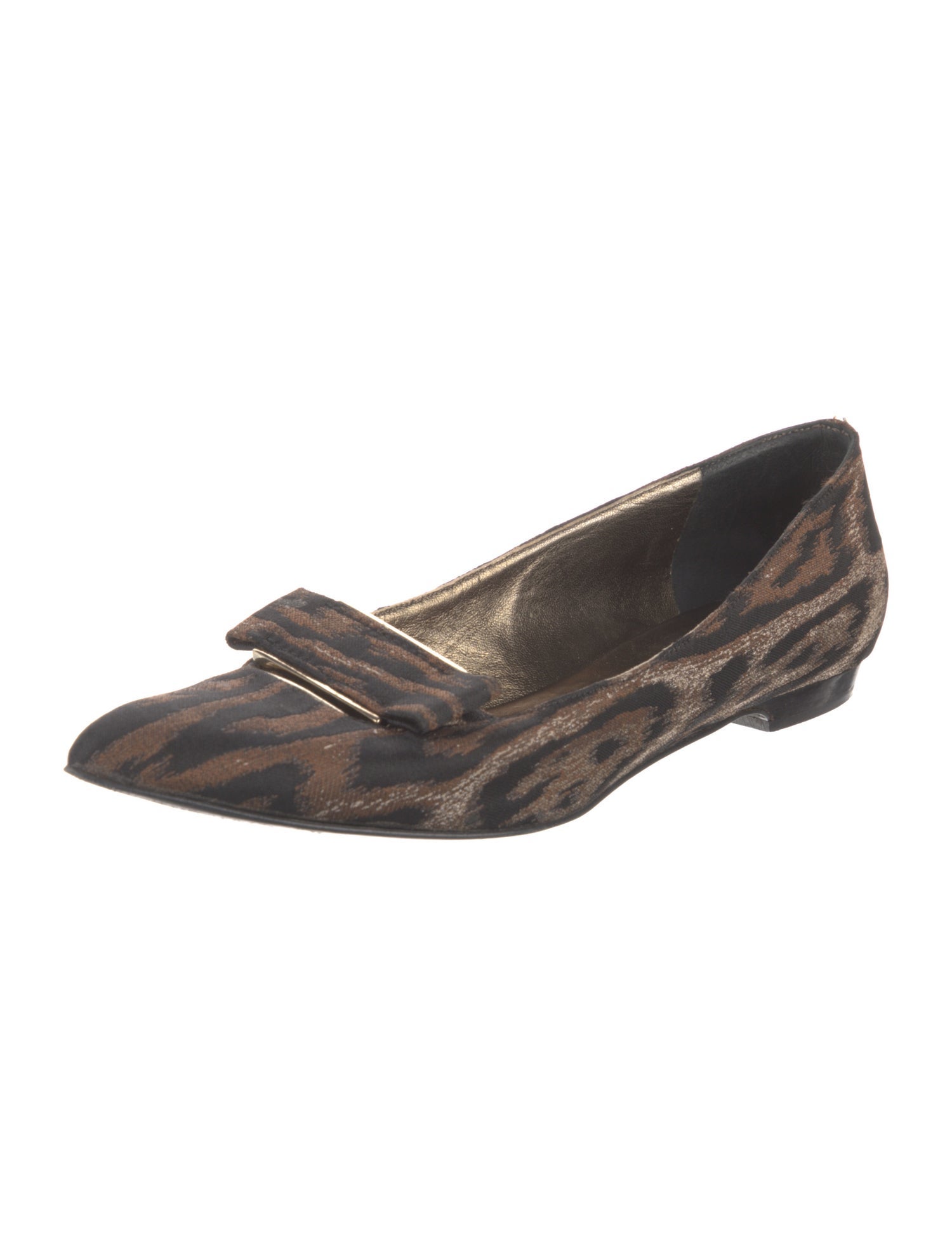 Lanvin Animal Print Loafers
