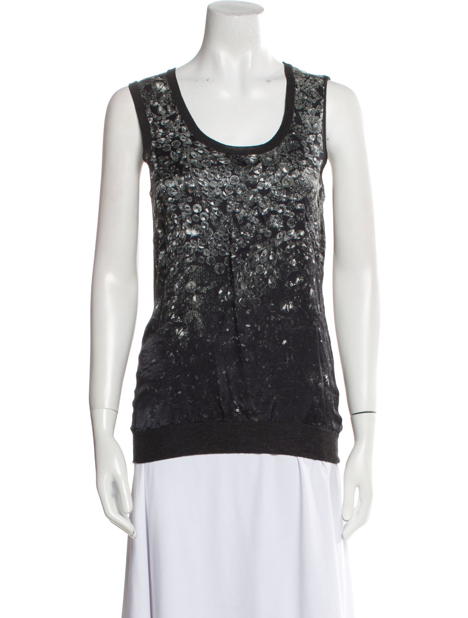 Lanvin Wool Scoop Neck Top