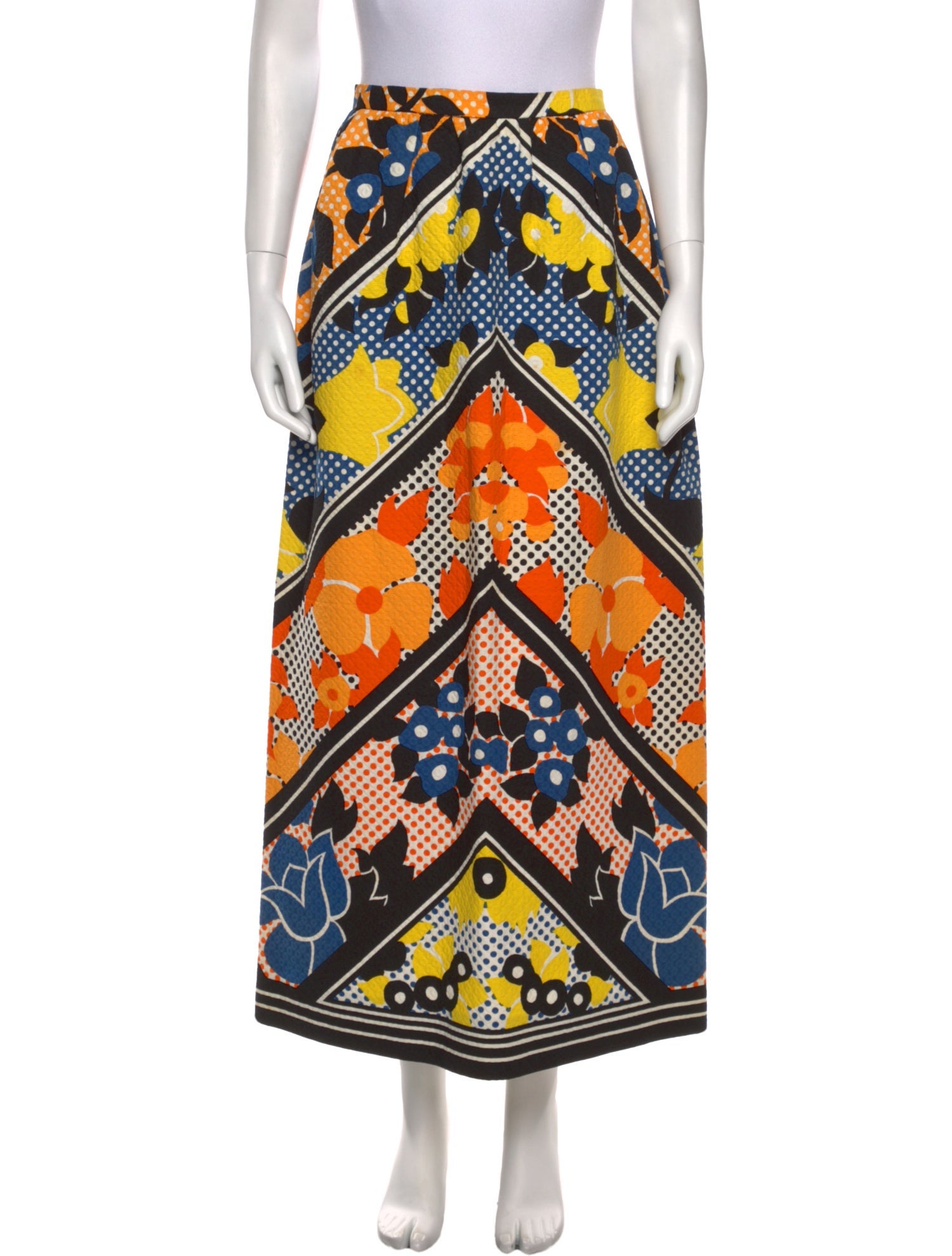 Lanvin Printed Midi Length Skirt