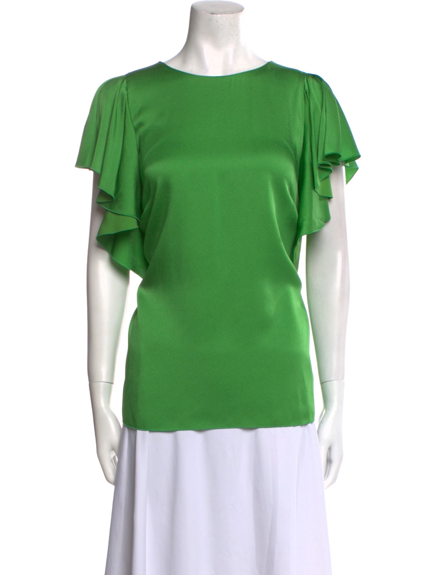 Lanvin Bateau Neckline Short Sleeve T-Shirt