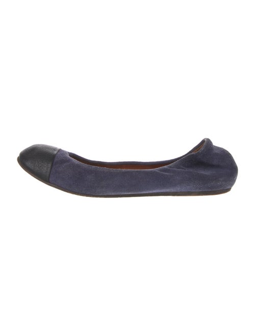 Lanvin Suede Ballet Flats