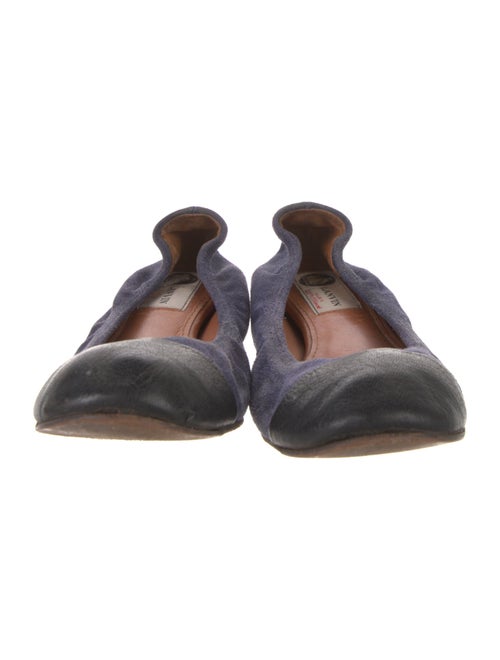 Lanvin Suede Ballet Flats