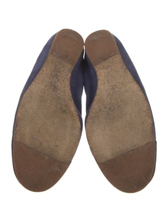 Lanvin Suede Ballet Flats